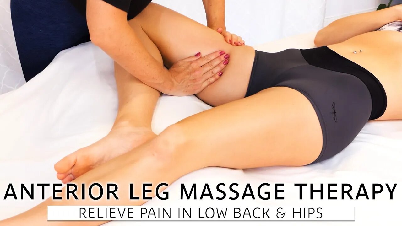 Full Lower Leg Body Massage Therapy for Pain Relief & Sports Related Injuries w/ Tessa