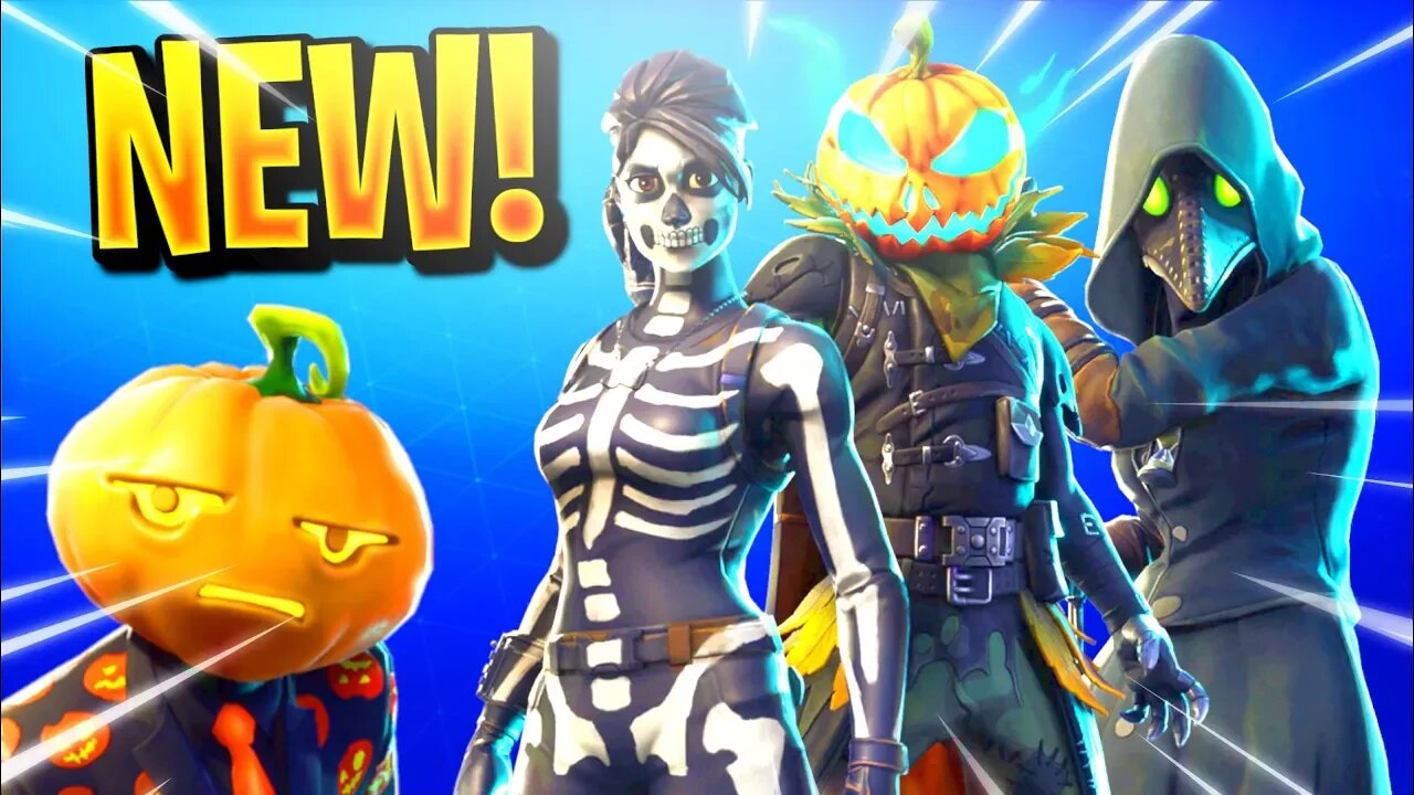 *NEW* FORTNITE 2018 HALLOWEEN SKINS LEAKED! PLAGUE SKIN, HOLLOW HEAD SKIN, SKULL RANGER SKIN & MORE!