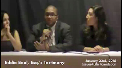 Eddie Clifford Beal III, Esq.'s Testimony