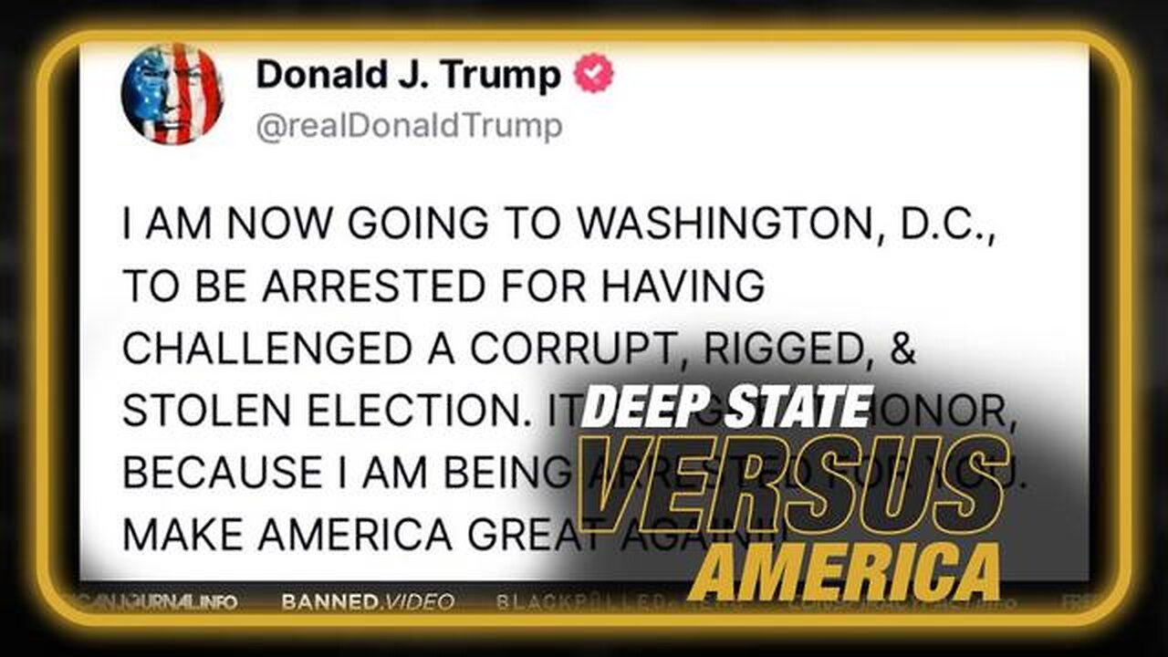 DEEP STATE VS AMERICA: CHARGES AGAINST TRUMP SEEK TO OUTLAW QUESTIONING RIGGED ELECTIONS