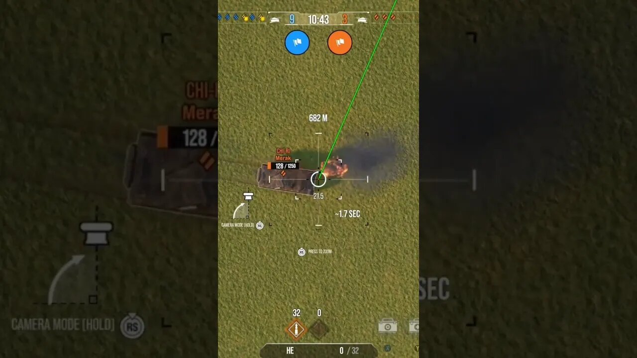 World of Tanks: Got the kill before someone else did. :D