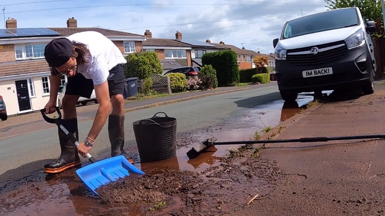 Super SLUDGY Driveway POWERWASH!! | Partridge Exterior Cleaning