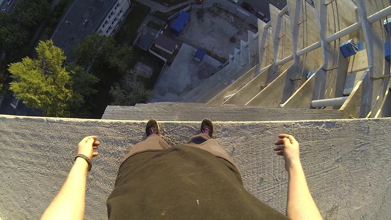 SLEEPING IN AN ABANDONED BUILDING IN POLAND