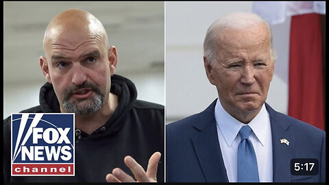 Fetterman Breaks with Biden on Israel: ASTONISHING