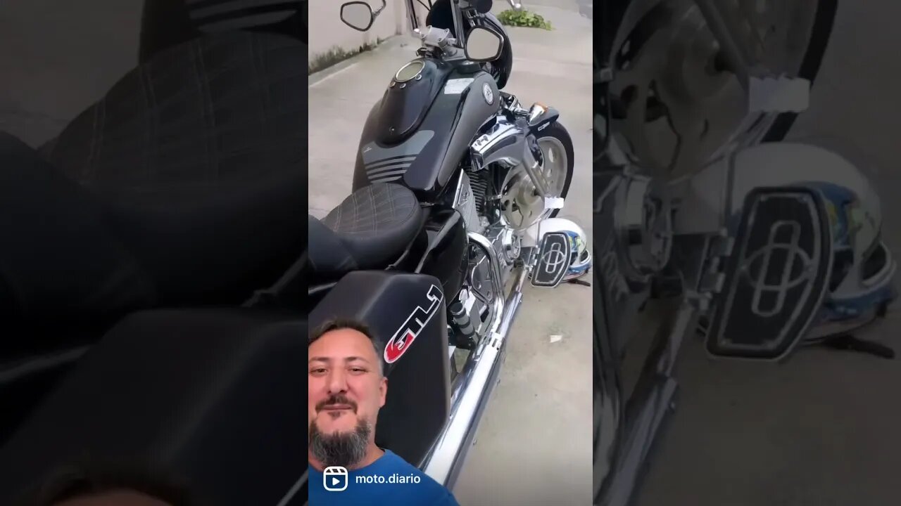 Moto custom serve pra que? Pra customizar papai… #shorts