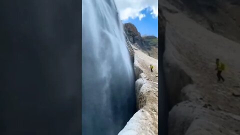 How majestic this waterfall l#shorts