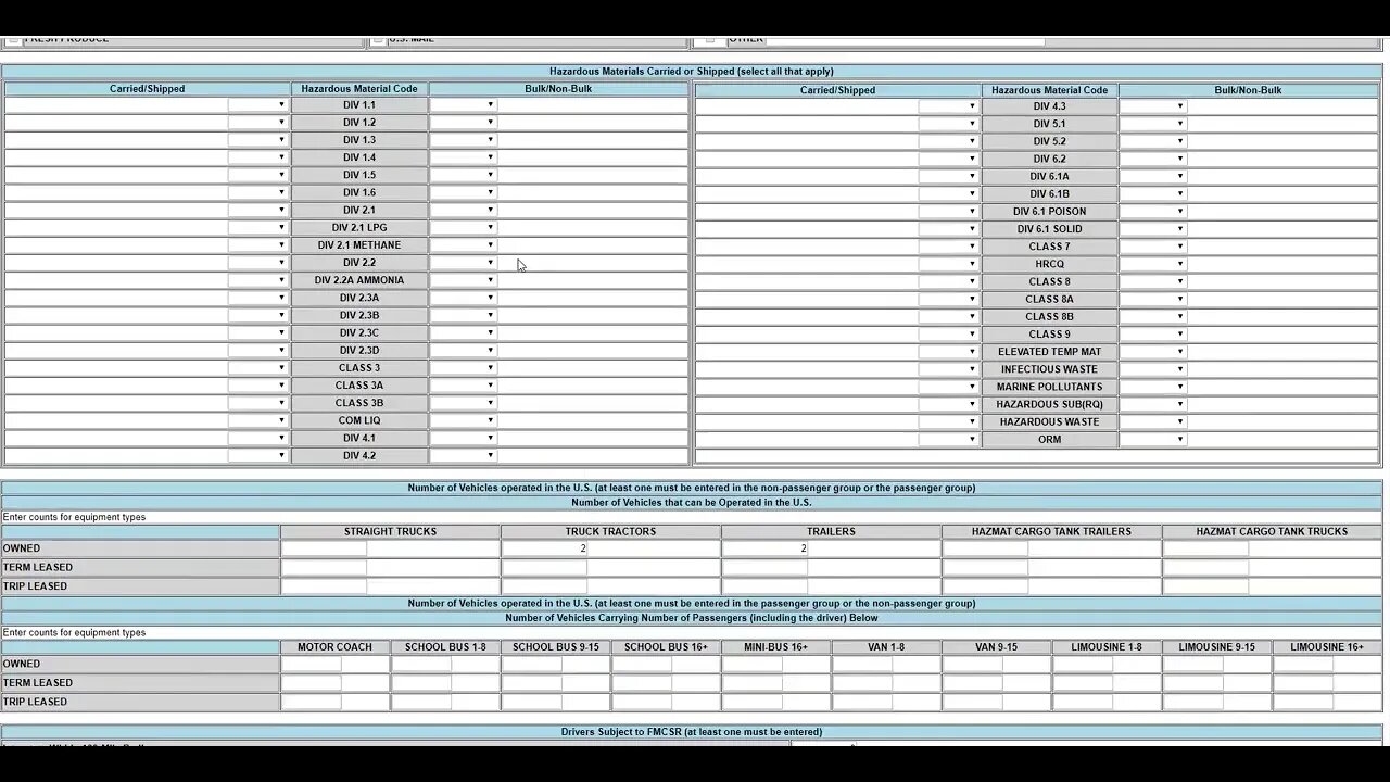 How to Update Your Own USDOT Number