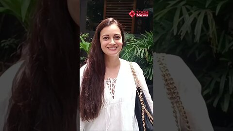 Bollywood actress Dia Mirza gets snapped at Bandra in a casual outfit 📸 #shorts