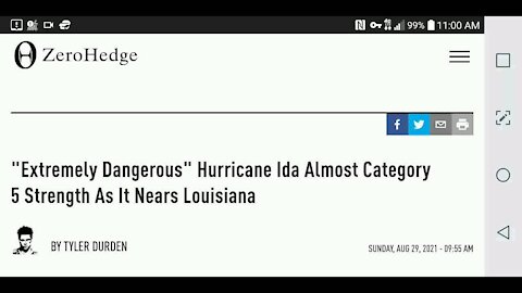 Ida is About to Reach the Gulf Coast...