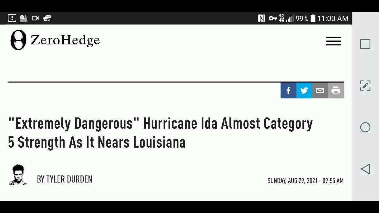 Ida is About to Reach the Gulf Coast...