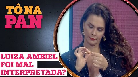 LUIZA AMBIEL FOI MAL INTERPRETADA?