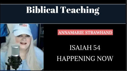 Biblical Teaching: Isaiah 54 - Happening NOW