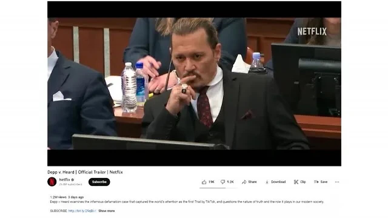 Let's Talk About The Depp V. Heard Netflix Trailer