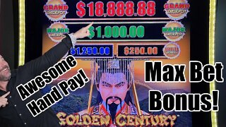 Golden Century - Multiple $50 Max Bet Bonus Rounds - Potawatomi Hotel & Casino