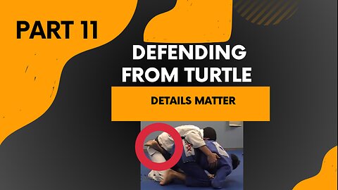 Defending from Turtle (Part 10 of seminar) using “Peeing Dog” details when turning to your knees