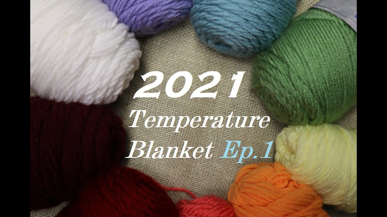 2021 Temperature Blanket || Weatherghan || Crochet