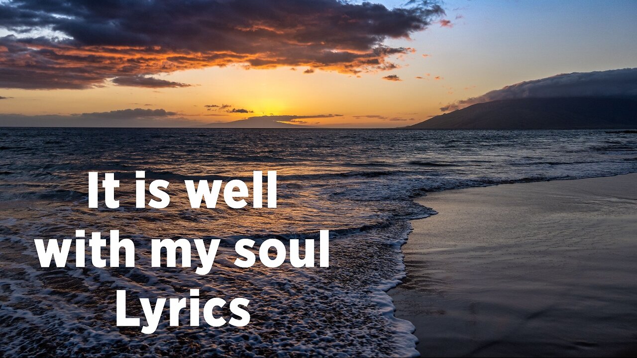 It is well with my soul | Lyrics #jesus