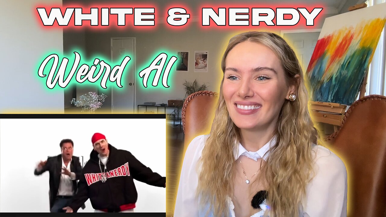 Russian Girl First Time Hearing Weird Al-White And Nerdy!!