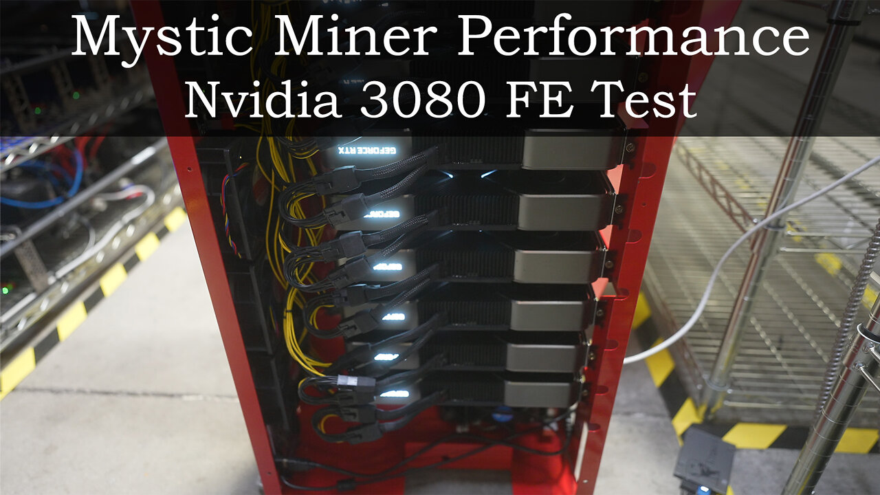 Mystic Miner Performance Test - Nvidia 3080 FE - Better the Octominer?