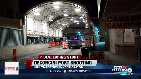 CBP officer involved shooting closes Deconcini Port of Entry