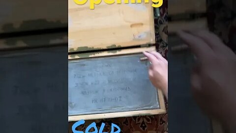 Opening a crate of Cold War Ammo