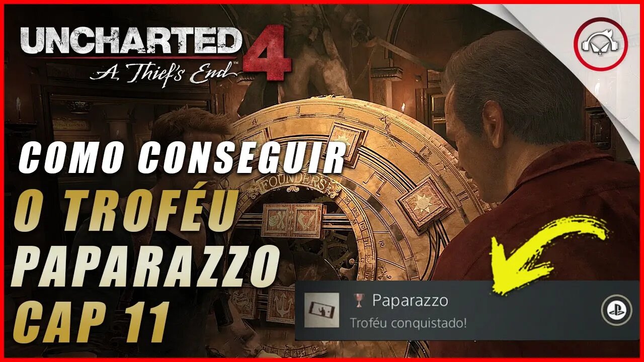 Uncharted 4 Ps5, Como conseguir o troféu Paparazzo | Super dica