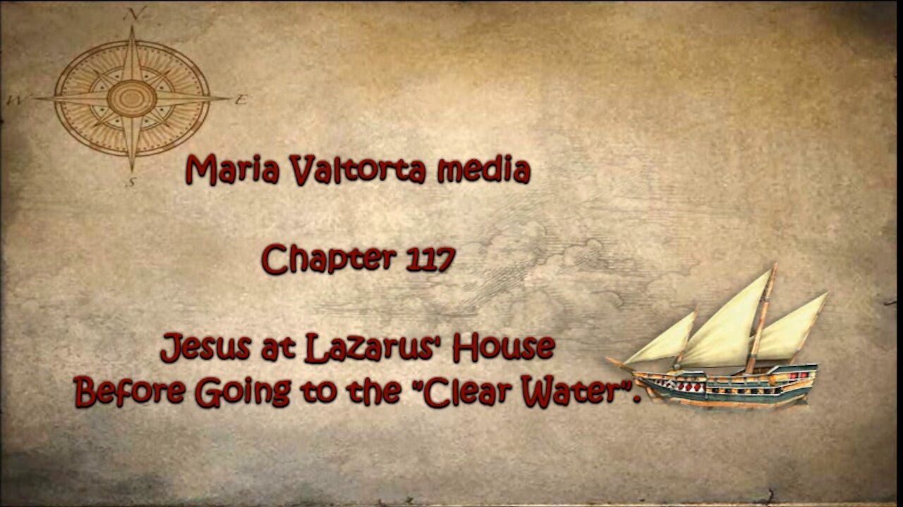 Jesus at Lazarus' House Before Going to the Clear Water.