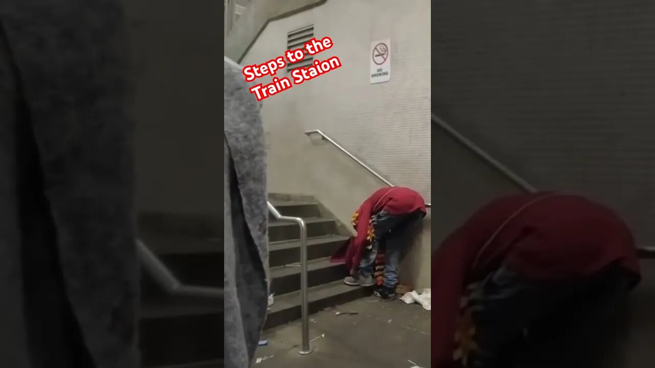 The steps that lead to the train station #shorts #kensington #deepviewmedia