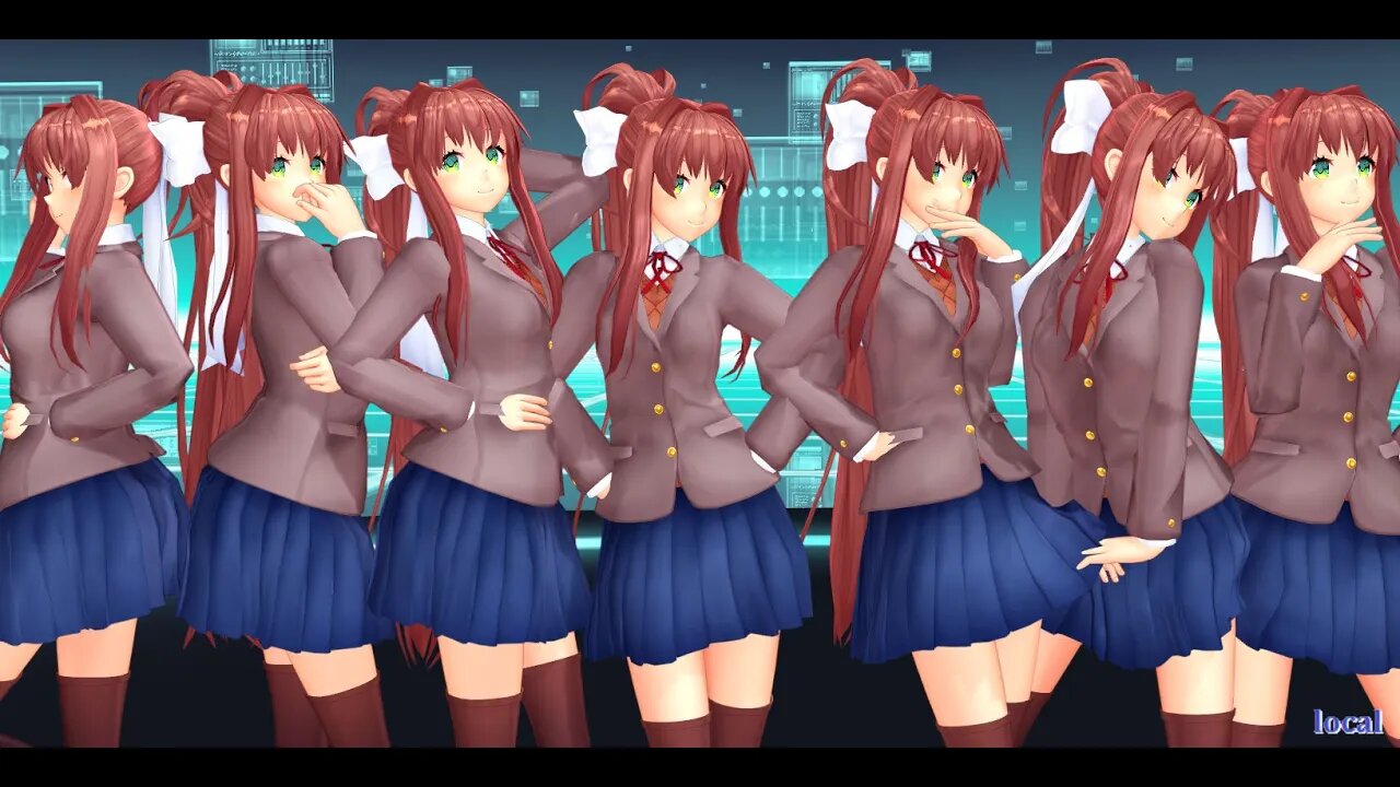 [MMD Mod] Monika's 2023 Birthday Special - DDLC x Dreamcatcher (Boca)