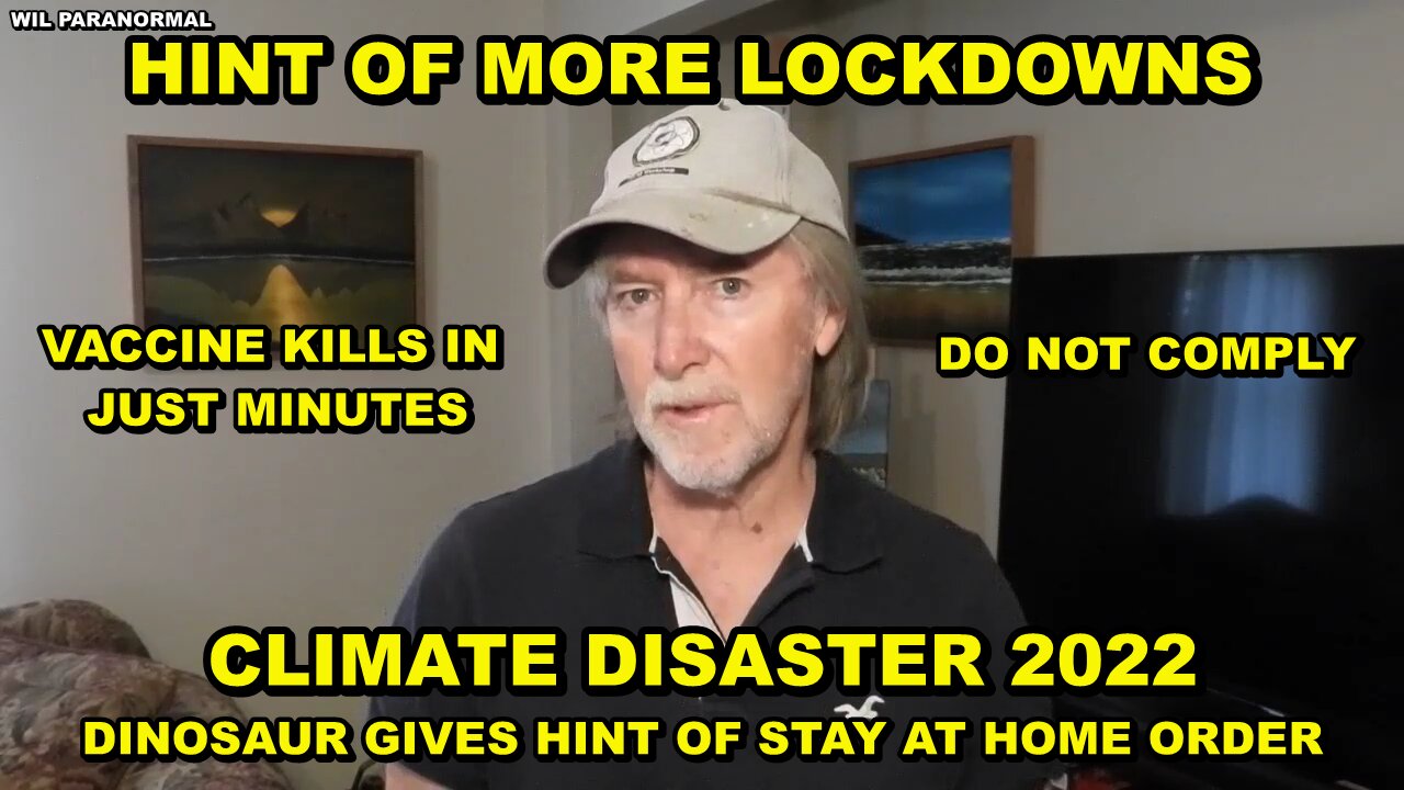 CLIMATE DISASTER AGENDA SURFACES IN CARTOON - HINTS OF NEW LOCKDOWN - JAB KILLS AFTER JUST 5 MINUTES