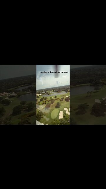 Landing at #Trump International.. .#helicopter #golf