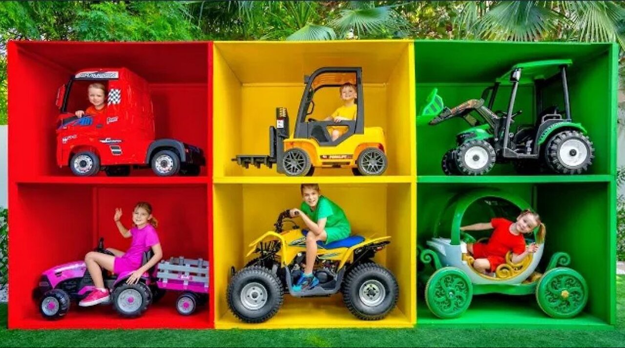 Five-Kids-Challenge-to-find-Colorful-Car_4