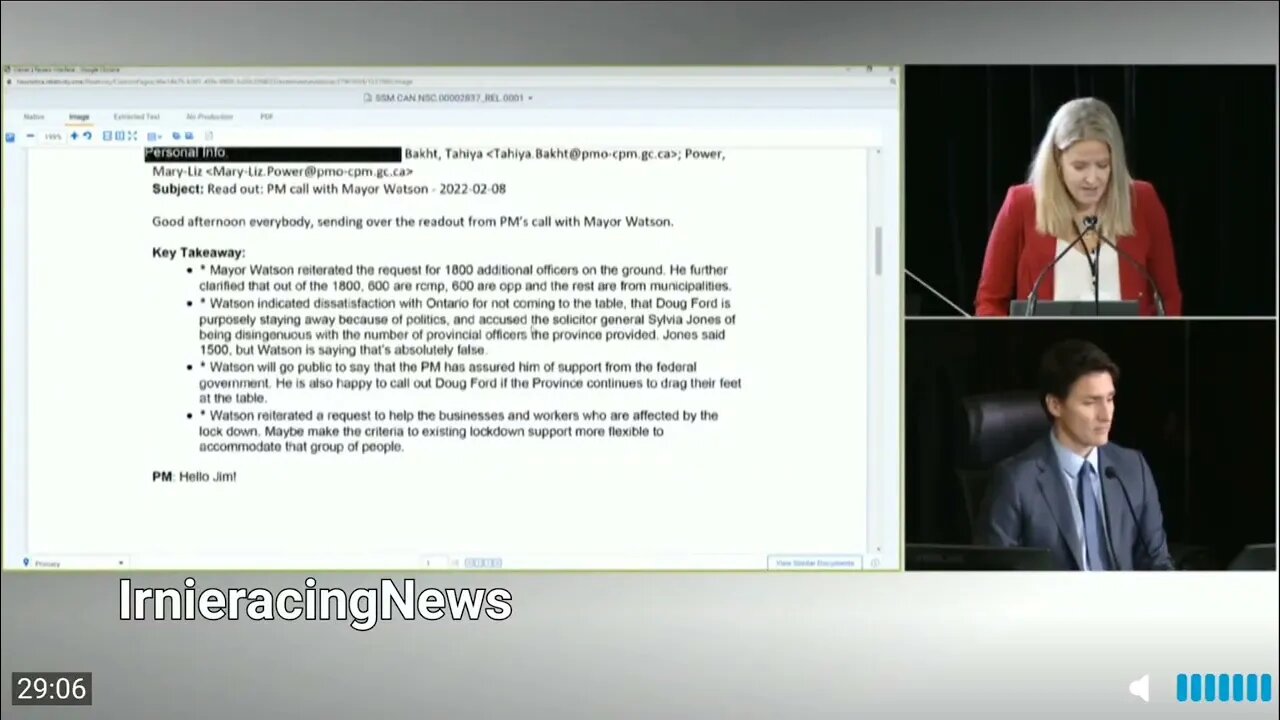 Trudeau Pt.7 Questioned by City Of Ottawa Lawyer | Emergencies Act Public Inquiry