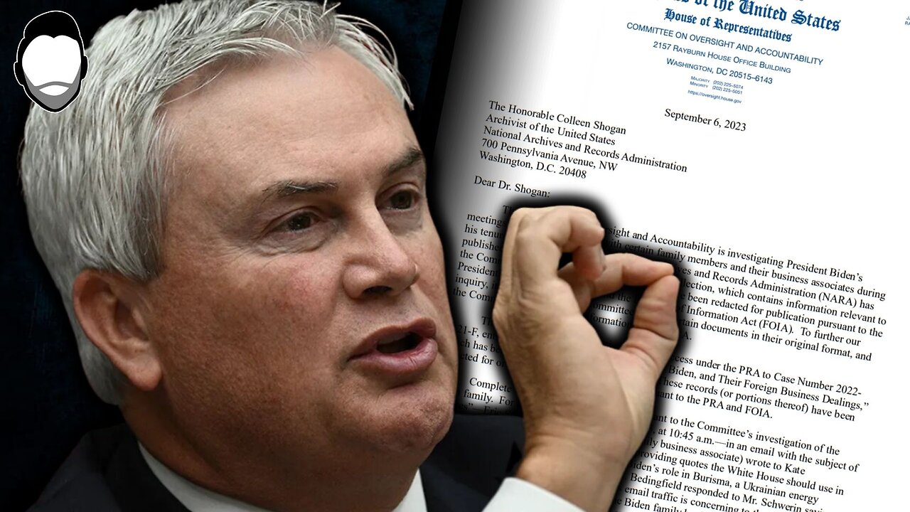 Comer Demands UNREDACTED Biden Docs from National Archives