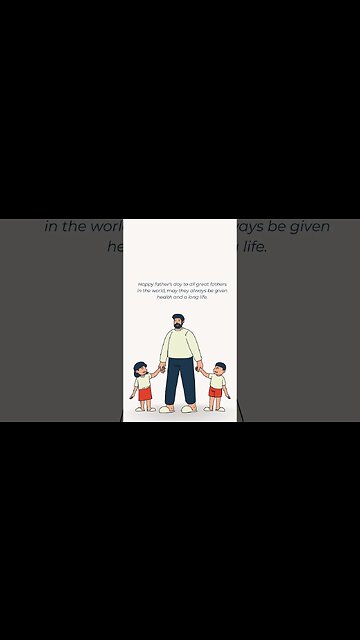 Happy Father's Day June 18 2023 | Watercolor Vector illustration brushes digital art draw sketch