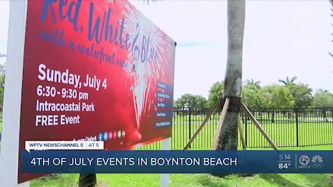 Boynton Beach prepares for festivities to celebrate Fourth of July