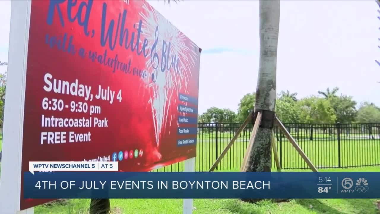 Boynton Beach prepares for festivities to celebrate Fourth of July