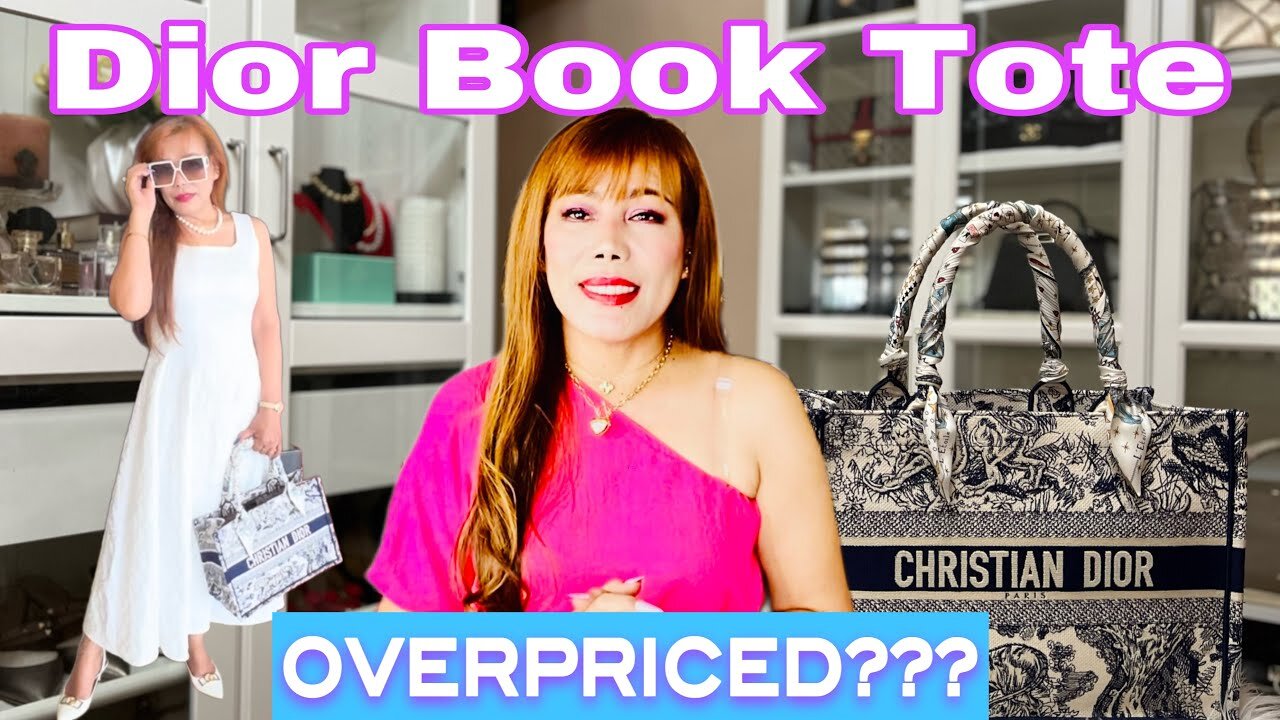 WHY I BOUGHT THE DIOR BOOK TOTE MEDIUM - REVIEW, STYLING TIPS, WHAT'S IN MY BAG AND PRICE Life of MC