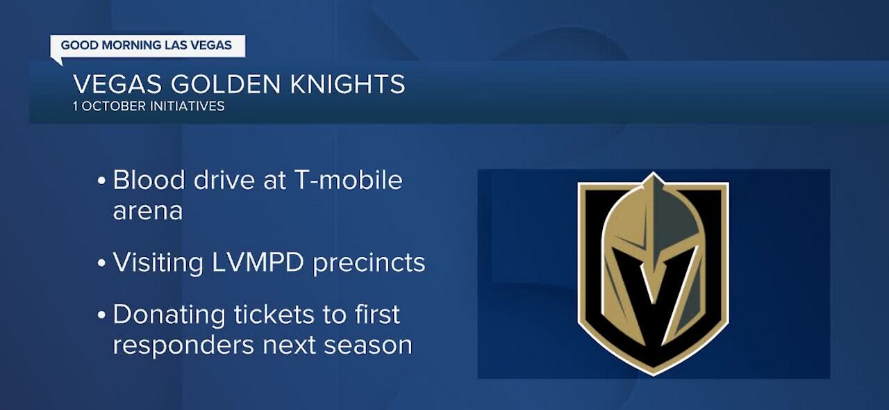 Vegas Golden Knights hold blood drive