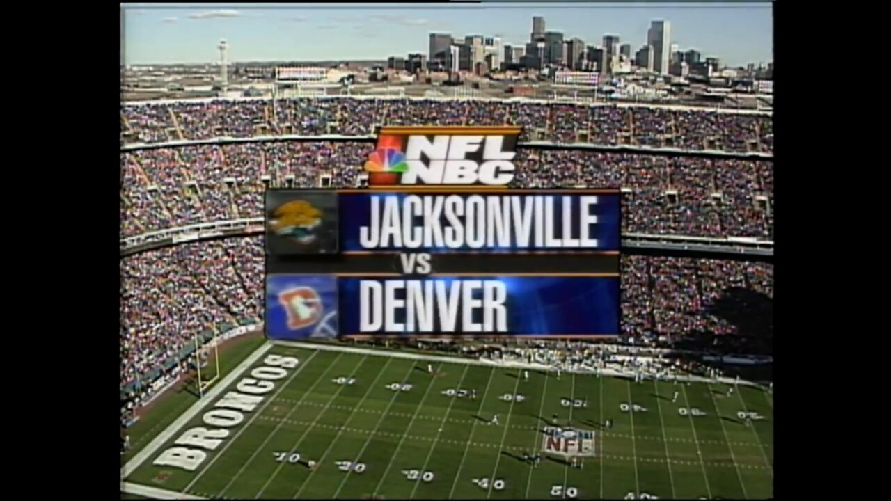 1997-01-04 AFC Divisional Jacksonville Jaguars vs Denver Broncos