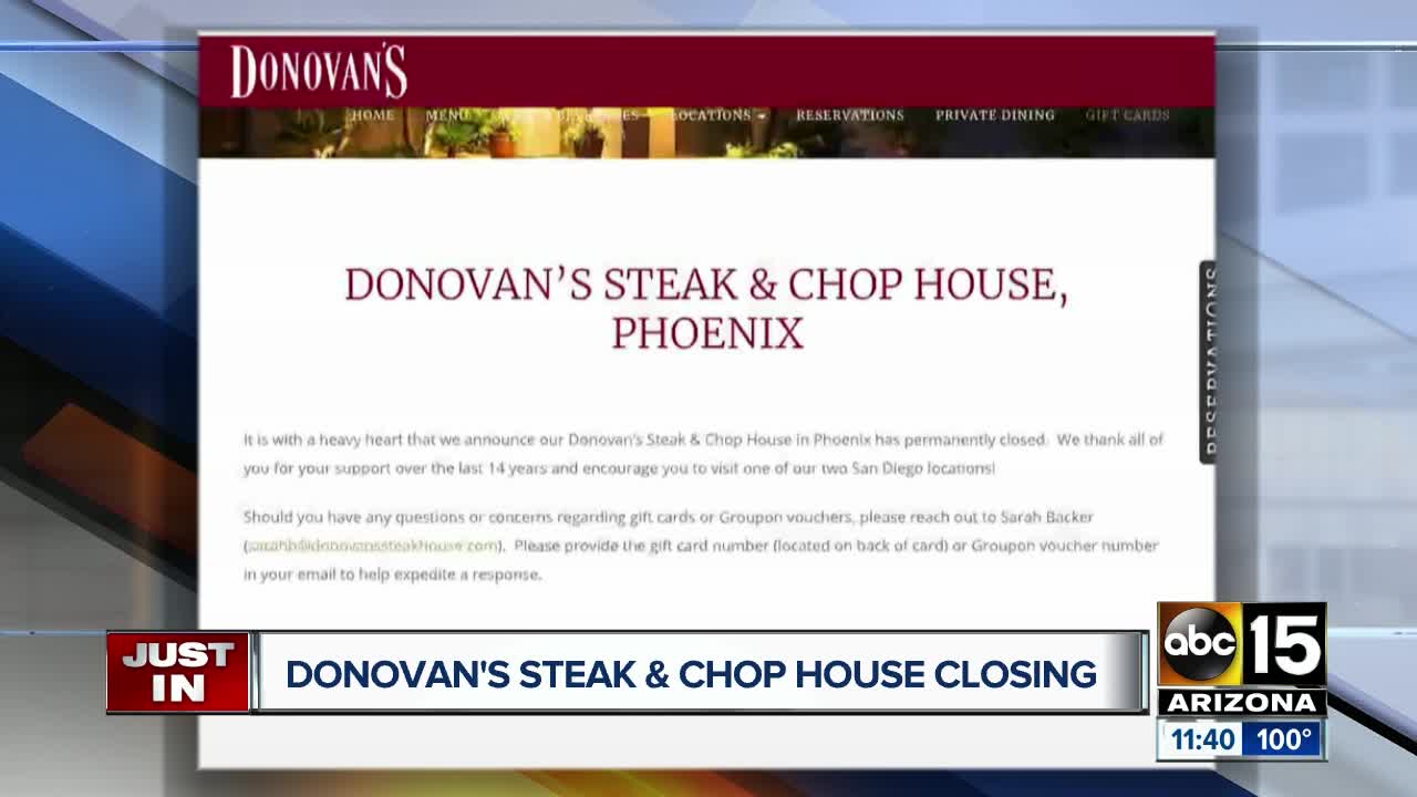 Donovans, DeSoto Central Market locations close