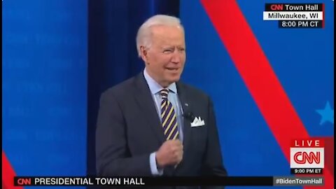 CRINGE: Creepy Joe Biden tells Anderson Cooper he "likes kids better than people"