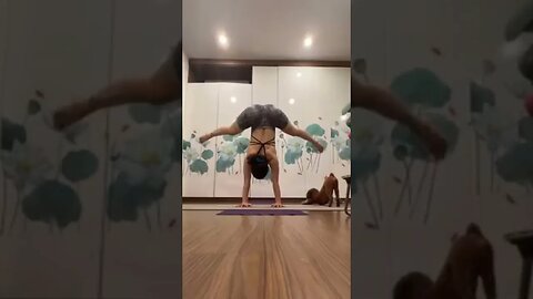 Yoga Hanstanding Pose