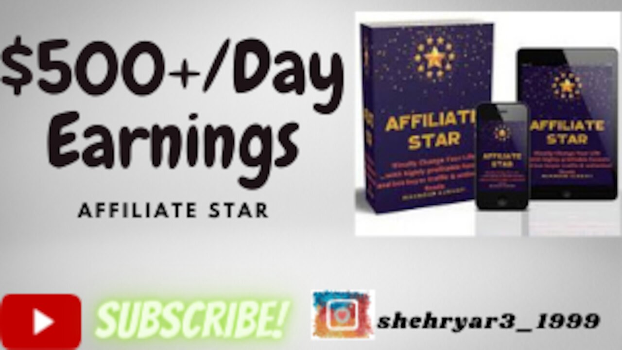 AFFILIATE STAR $500+/Day Earnings Marketing Boss Game Changing” traffic source