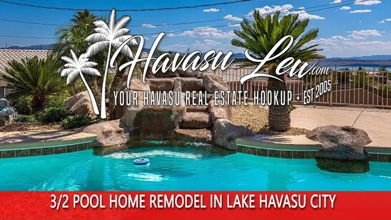 Lake Havasu Pool Home Remodel 1335 Avalon Ave MLS 1026048