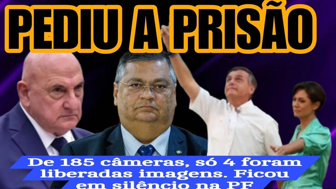 Dino só entregou imagens de 4 das 185 câmeras | Bolsonaro e Michelle ficaram em silêncio na PF.