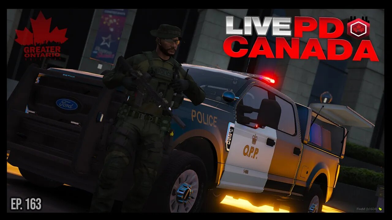 LivePD Canada Greater Ontario Roleplay | Orillia #OPP Chase Stolen Simcoe EMS Ambulance! #fivem #gta