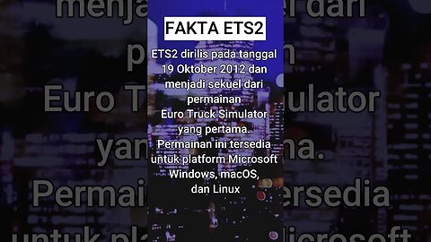 FAKTA UNIK EURO TRUCK SIMULATOR 2 #shorts