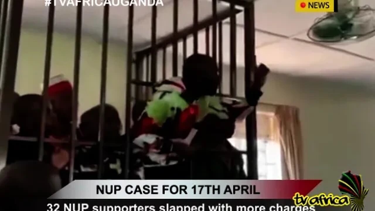 NUP CASE FOR 17TH APRIL: 32 NUP supporters slapped with more charges in army court