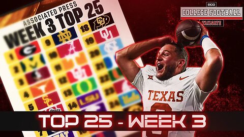 Reactions to the Top 25 of Week 3 - 2023